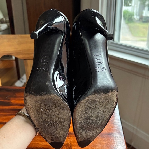 Stuart Weitzman Black Patent Leather Heels - Picture 4 of 6